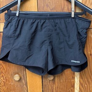 Patagonia Women's Strider Athletic Black Shorts